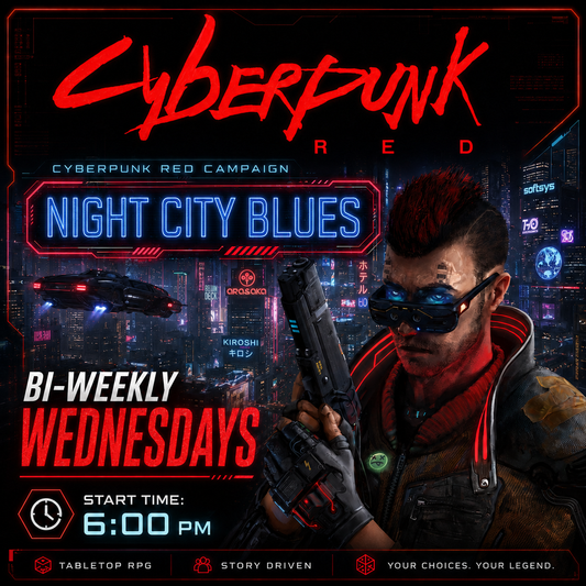 CYBERPUNK RED RPG: NIGHT CITY BLUES