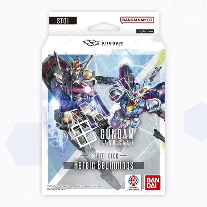 GUNDAM CARD GAME: STARTER DECK 01 - HEROIC BEGINNINGS [ST01]