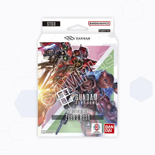 GUNDAM CARD GAME: STARTER DECK 03 - ZEON’S RUSH [ST03]