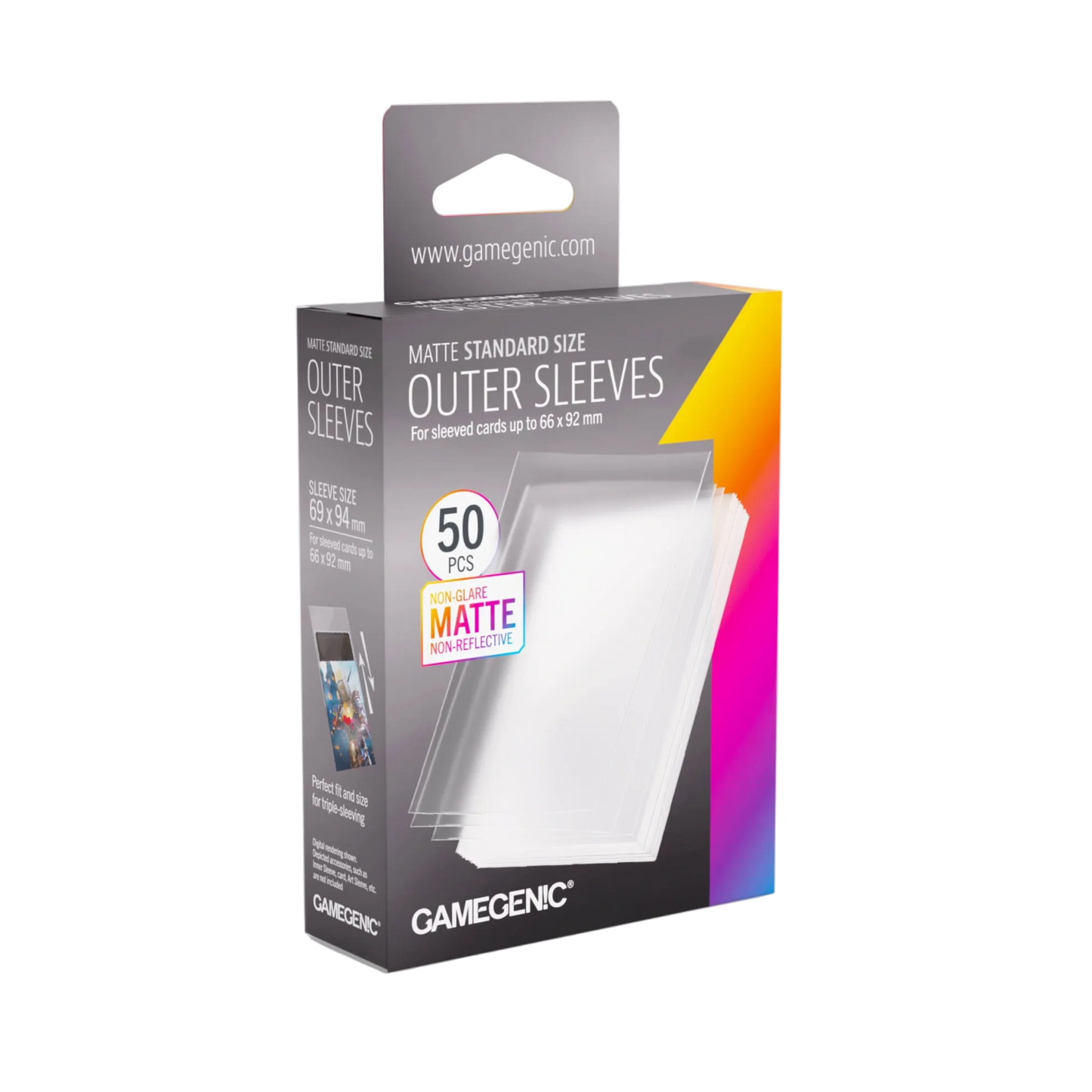MATTE STANDARD SIZE - OUTER SLEEVES 50 CT.