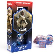 D&D Adventure Dice Set: Wizard: Blue
